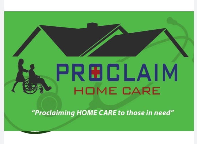 Proclaim Home Care logo and website link platinum level sponsor