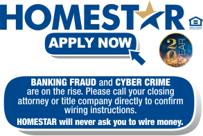 Homestar Mortgage logo and website link Gold Sponsor